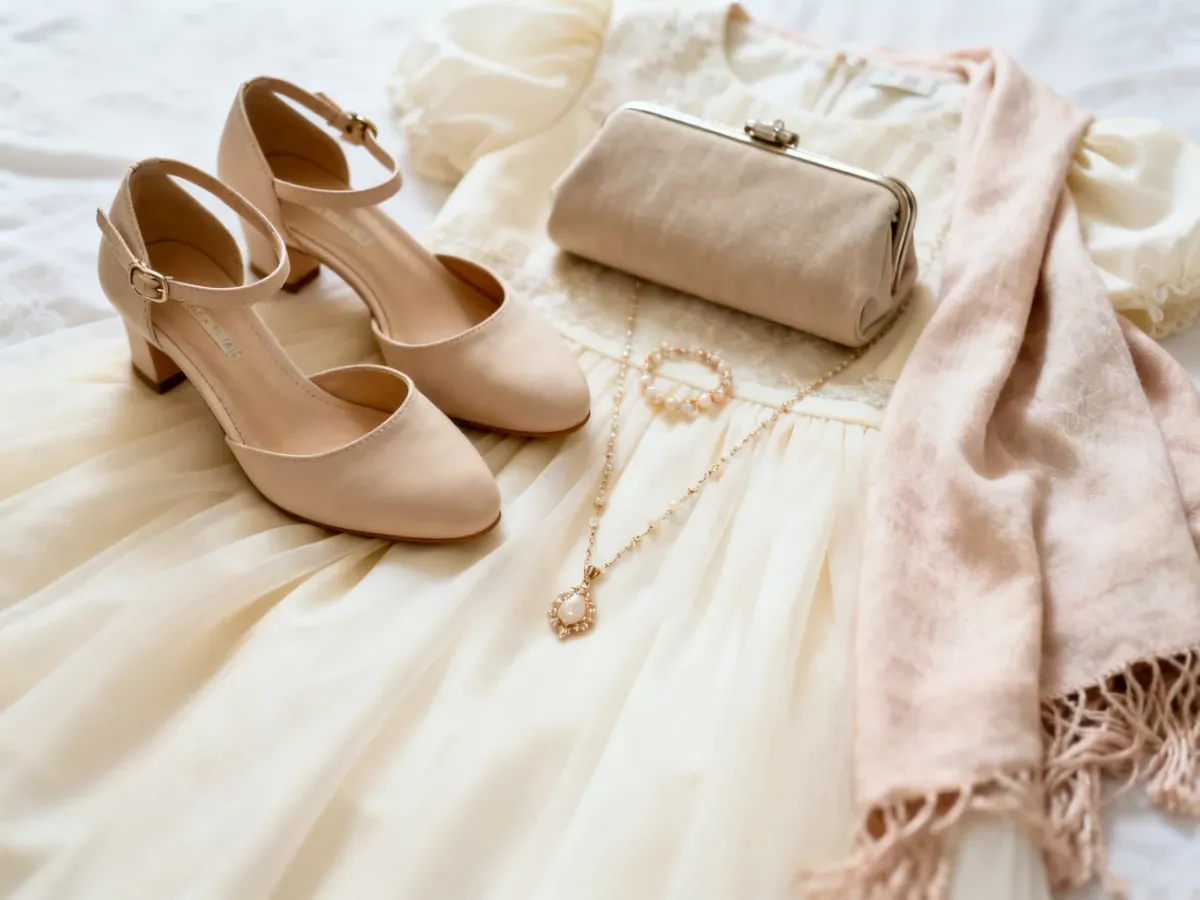 Eleganckie dodatki do stylizacji komunijnej: buty, torebka i biżuteria