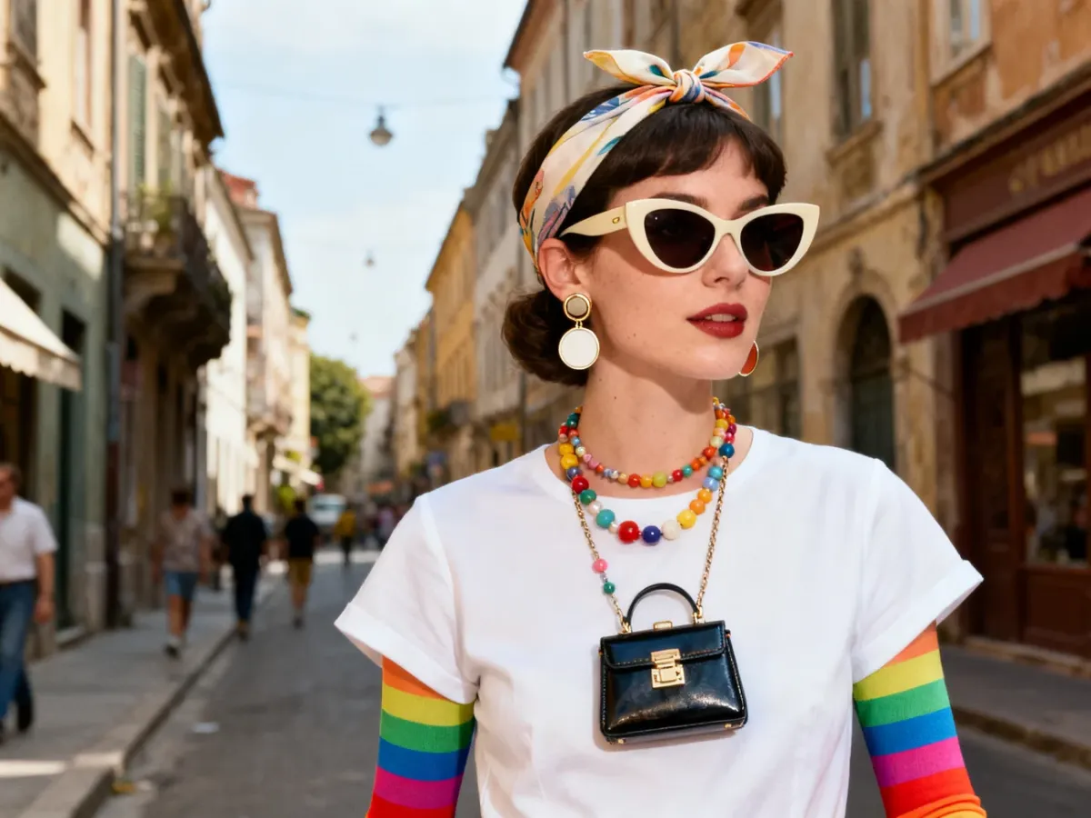 Retro dodatki uzupełniające współczesną stylizację